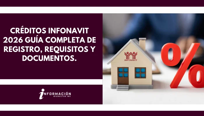 Créditos Infonavit 2026: Guía completa de registro, requisitos y documentos.