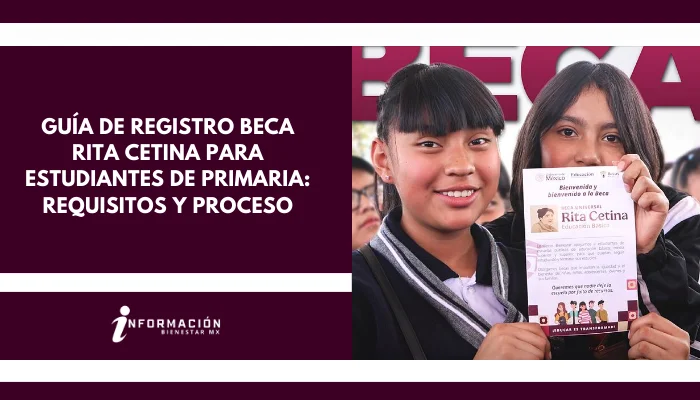 Guía de Registro Beca Rita Cetina para Estudiantes de Primaria: Requisitos y Proceso
