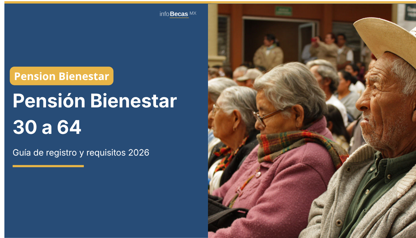 Pensión Bienestar 30 a 64: Guía de registro y requisitos 2026 para acceder al apoyo