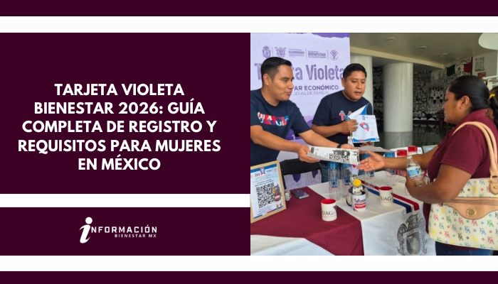 Tarjeta Violeta Bienestar 2026: Guía completa de registro y requisitos para mujeres en México