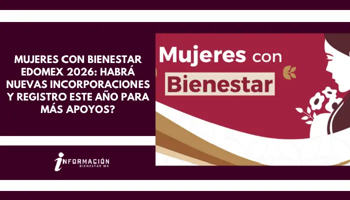 Mujeres con Bienestar Edomex 2026: Habrá nuevas incorporaciones y registro este año para más apoyos