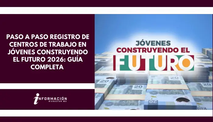 Paso a paso Registro de Centros de Trabajo en Jóvenes Construyendo el Futuro 2026: Guía Completa