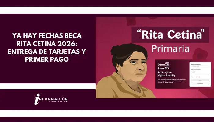 Ya hay fechas Beca Rita Cetina 2026: Entrega de tarjetas y primer pago
